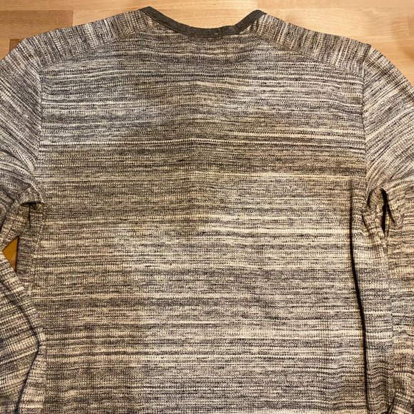ALTERNATIVE APPAREL Heather-weave Long-sleeve Henley - Picture 2 of 2